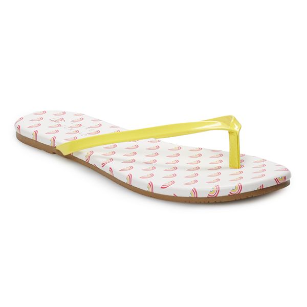 Lc lauren conrad honey women's thong flip discount flops