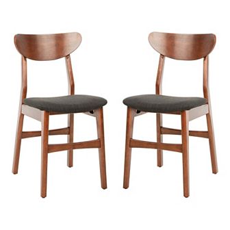 Safavieh Lucca Retro Dining Chair 2 pc Set