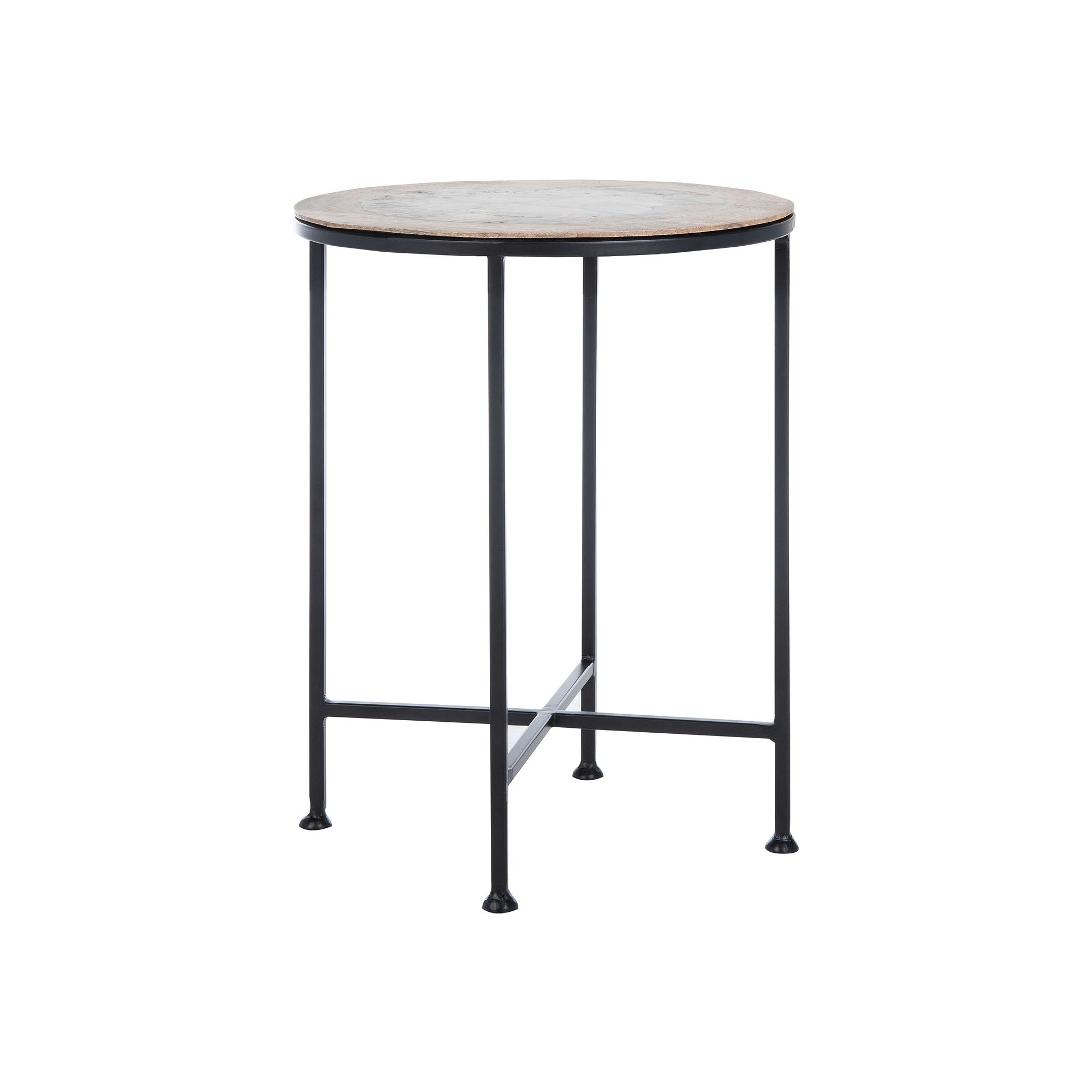 Safavieh Lumi Faux Agate End Table, Multi