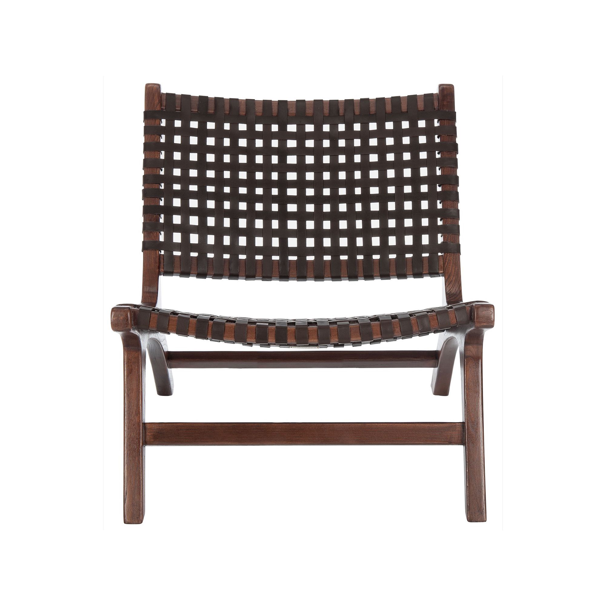 Safavieh Luna Woven Accent Chair, Brown