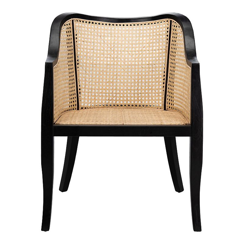 Maika Dining Chair Black/Natural - Safavieh (2 Chairs/Bid is per chair)