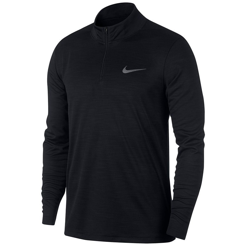 Nike men's black quarter zip online