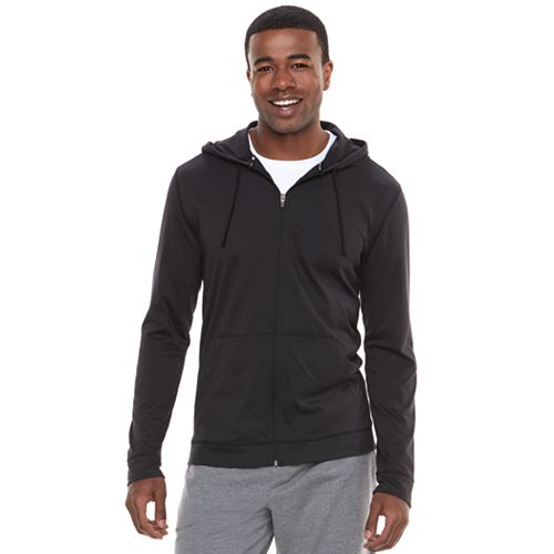 Men's Tek Gear Lightweight Jersey Full-Zip Hoodie