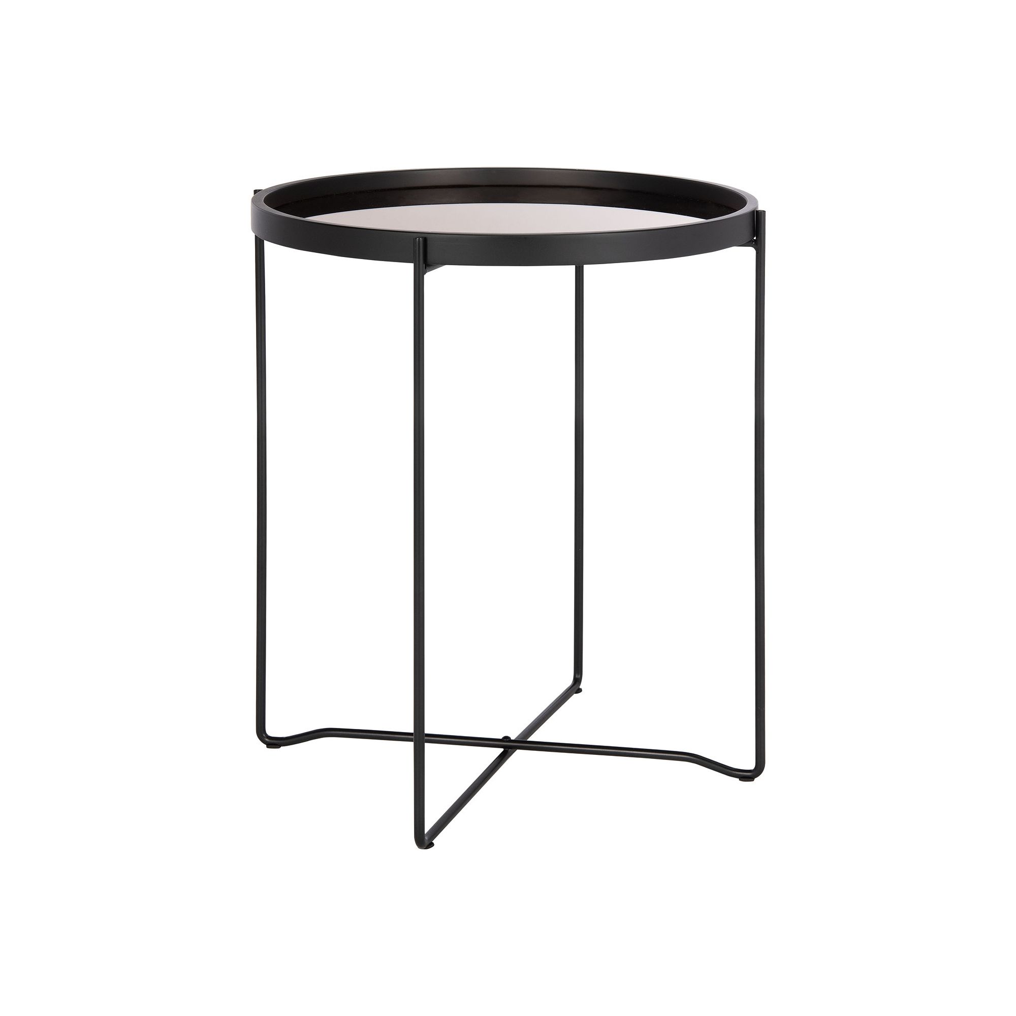 Safavieh Ruby Small Tray Top End Table, Black