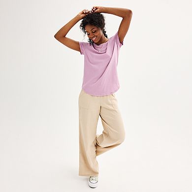 Juniors' SO® Favorite Crewneck Short Sleeve Tee