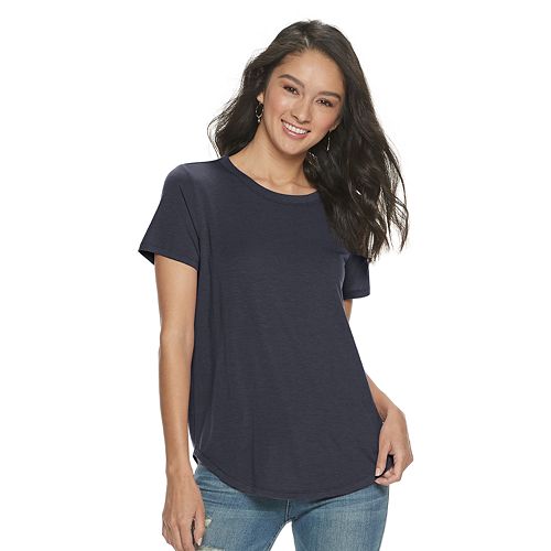 Juniors' SO® Favorite Crewneck Short Sleeve Tee