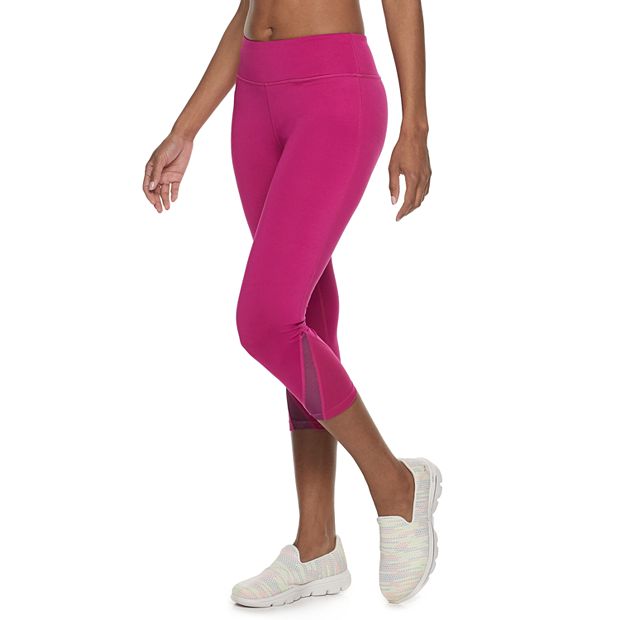 Women's Tek Gear® Performance Mixed Media Midrise Capri Leggings