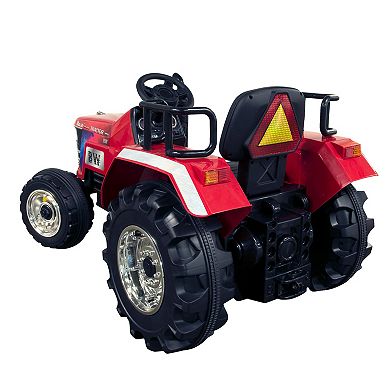 Blazin Wheels 12-Volt Battery Operated Big Wheeled Tractor