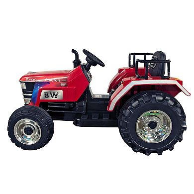 Blazin Wheels 12-Volt Battery Operated Big Wheeled Tractor