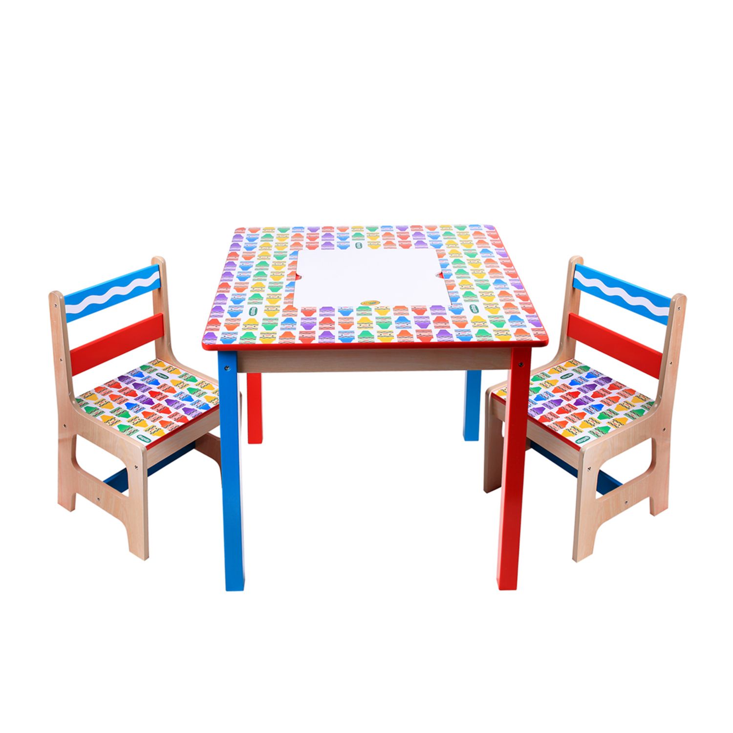 grow n up crayola wooden table & chair set