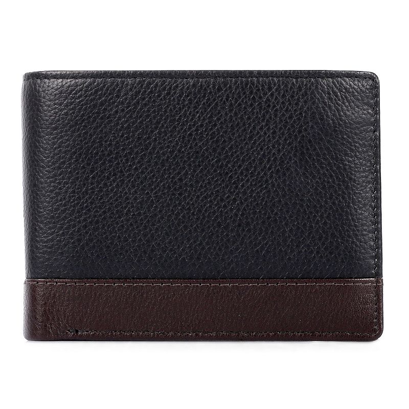 Karla Hanson RFID-Blocking Leather Wallet, Black