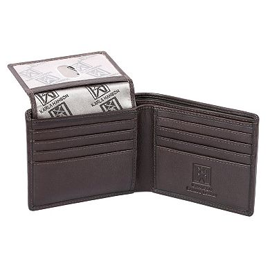 Karla Hanson RFID-Blocking Leather Wallet with Card Insert