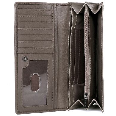 Women's Karla Hanson RFID-Blocking Continental Leather Wallet