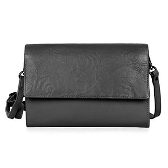Karla Hanson RFID-Blocking Delia Leather Crossbody Travel Clutch