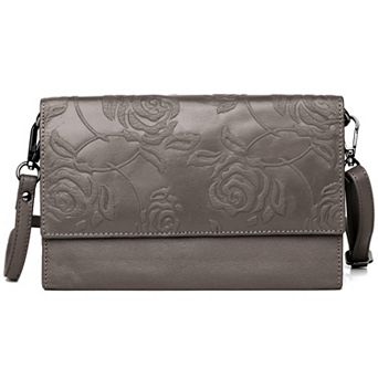 Karla Hanson RFID-Blocking Delia Leather Crossbody Travel Clutch