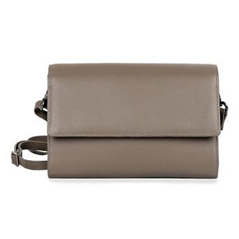 Karla Hanson RFID-Blocking Delia Leather Crossbody Travel Clutch