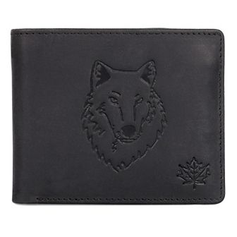 Karla Hanson RFID-Blocking Leather Wolf Wallet