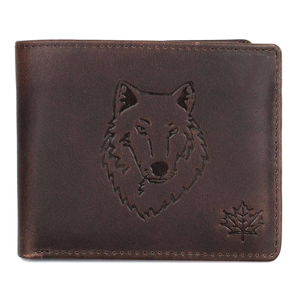 Karla Hanson RFID-Blocking Leather Wolf Wallet