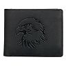 Karla Hanson RFID-Blocking Leather Wallet with Embossed Eagle