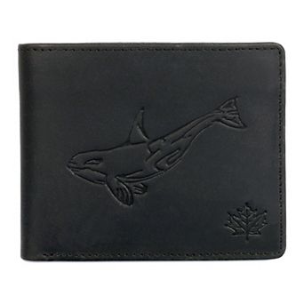 Men's Karla Hanson RFID-Blocking Leather Whale Wallet