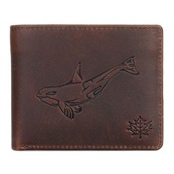 Men's Karla Hanson RFID-Blocking Leather Whale Wallet