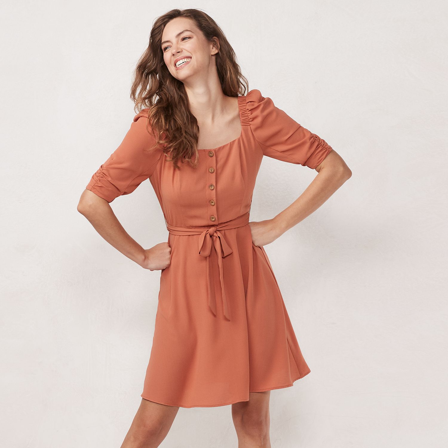 kohls womens dresses with sleeves