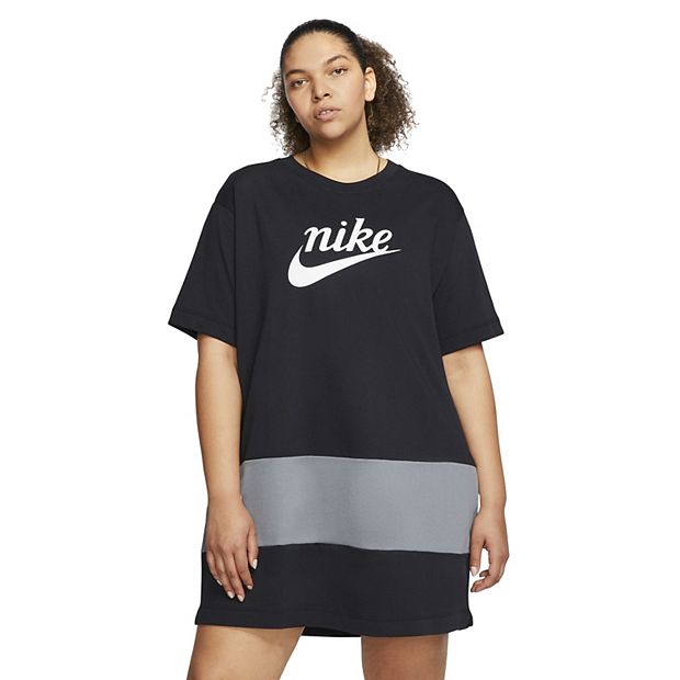 Plus Size Nike Sportswear Varsity T-Shirt Dress