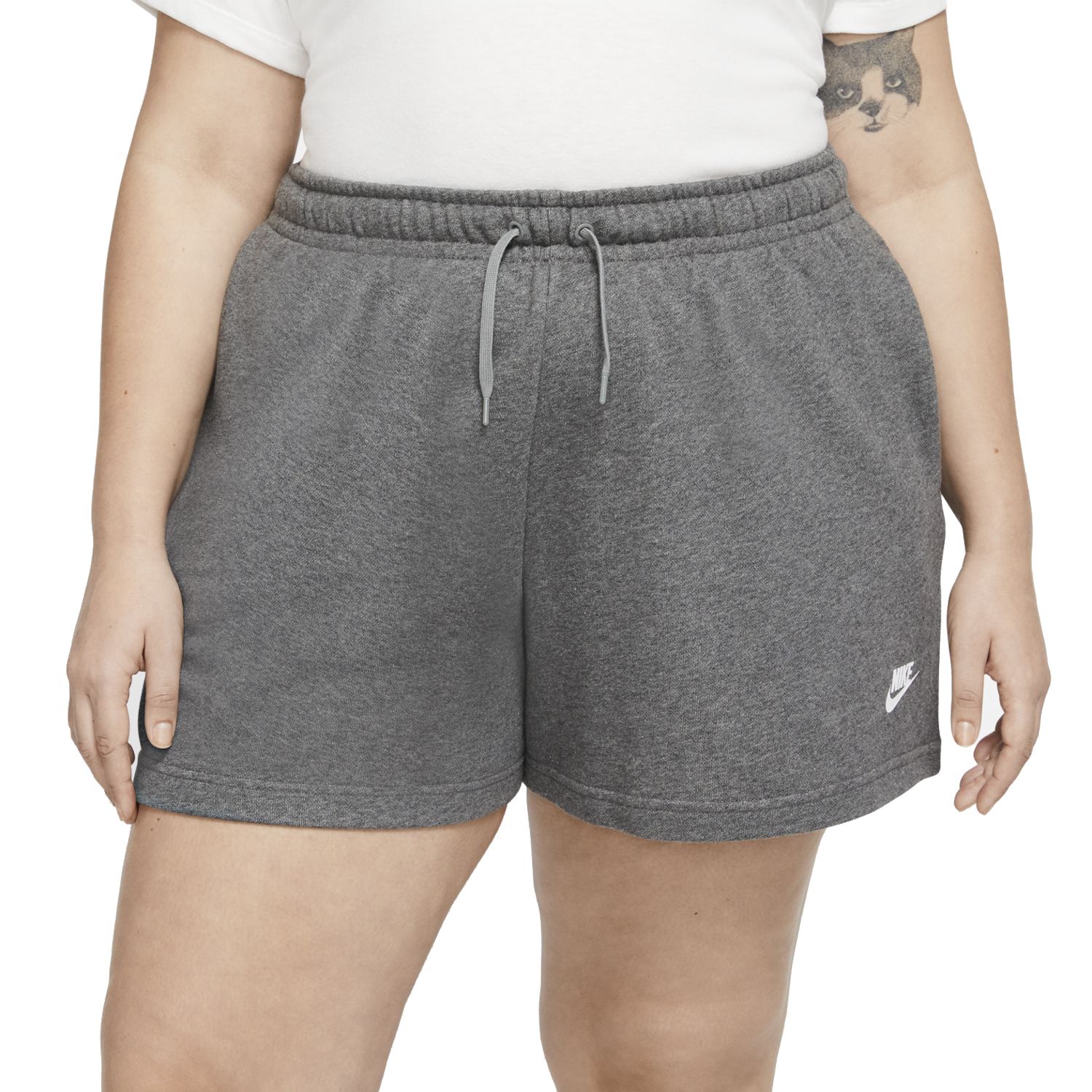 plus size athletic shorts