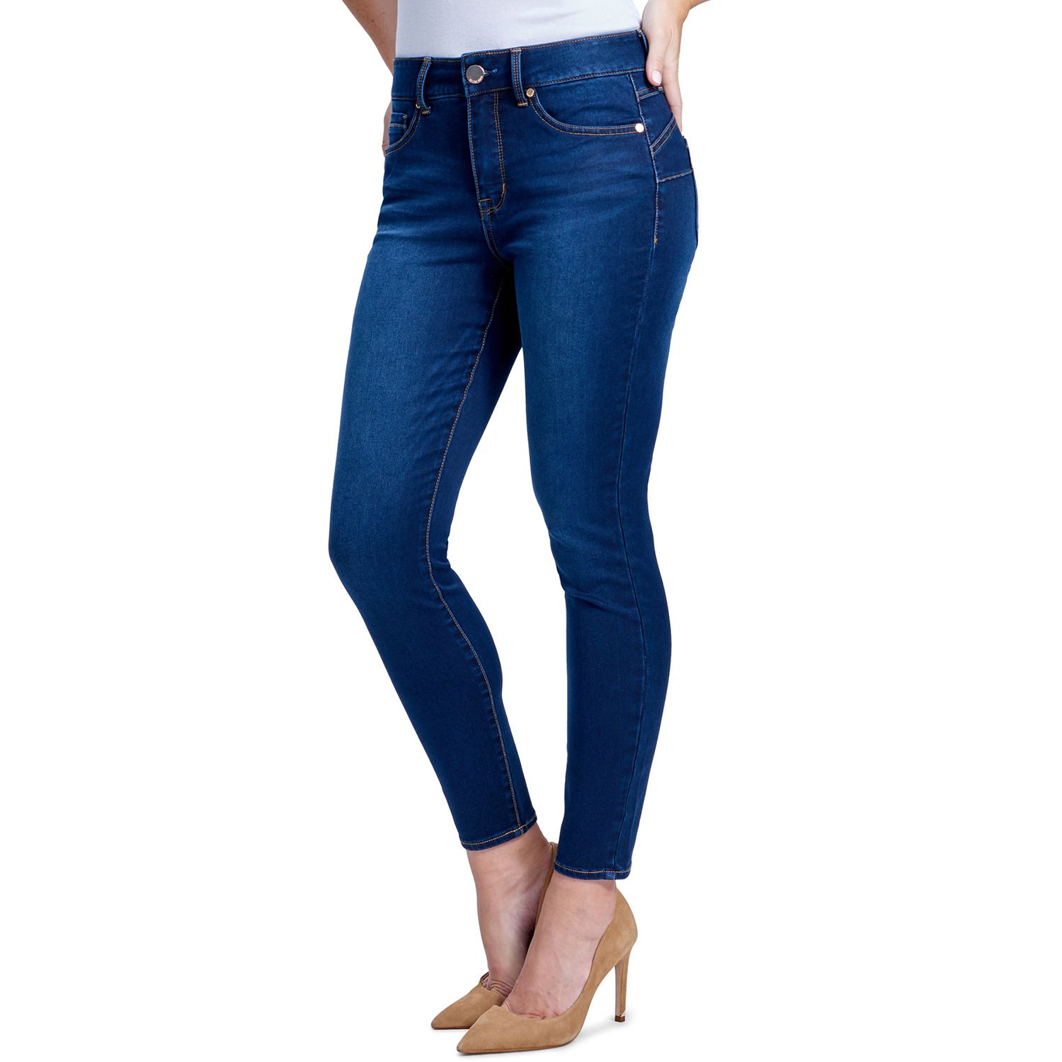 seven high rise skinny jeans