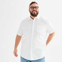 Mens Big & Tall Button-Down Shirts Clothing