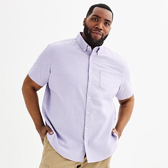 Big & Tall Sonoma Goods For Life® Perfect-Length Button-Down Shirt