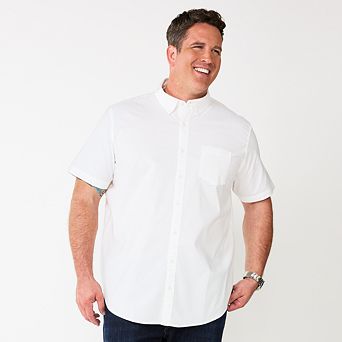 Big & Tall Sonoma Goods For Life® Perfect-Length Button-Down Shirt