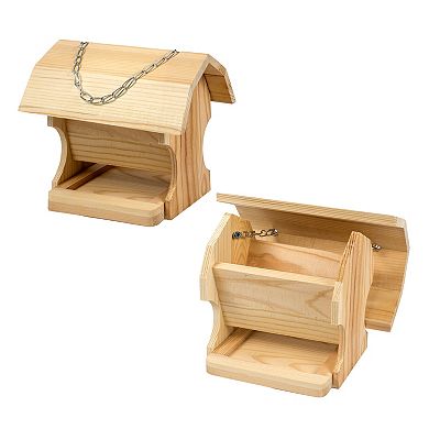 Homeware DYI Combo Kit: Bird Feeder and Bird House