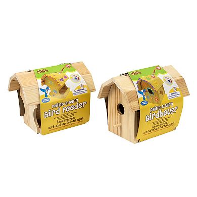 Homeware DYI Combo Kit: Bird Feeder and Bird House