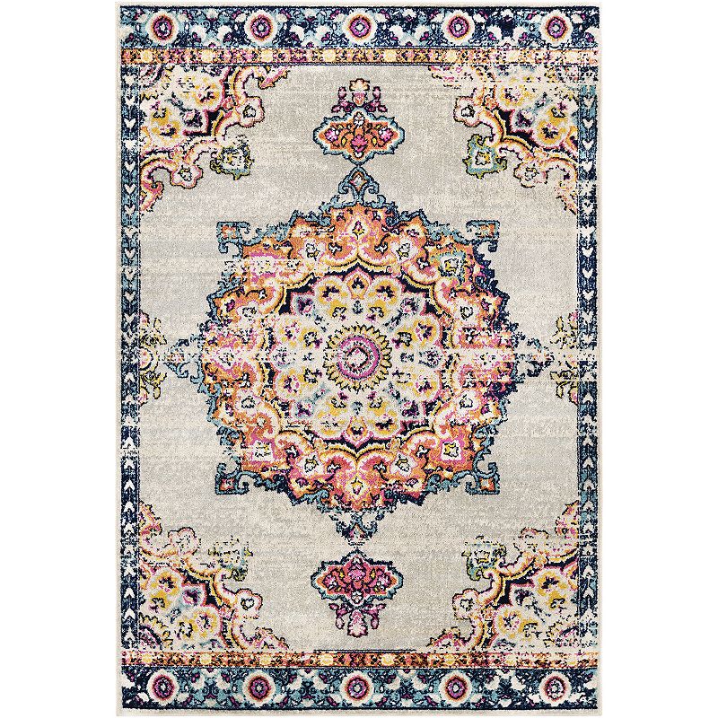 Decor 140 Gerrard Multi Rug, Orange, 8Ft Rnd