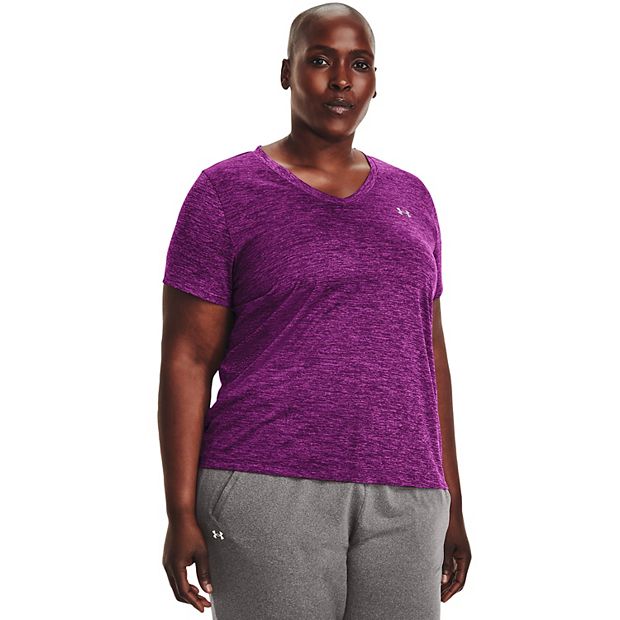 Plus Size Under Armour Tech V-Neck Twist Tee