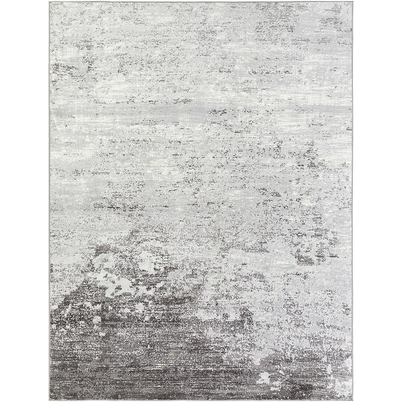 Decor 140 Baronia Abstract Rug, Grey, 5Ft Rnd