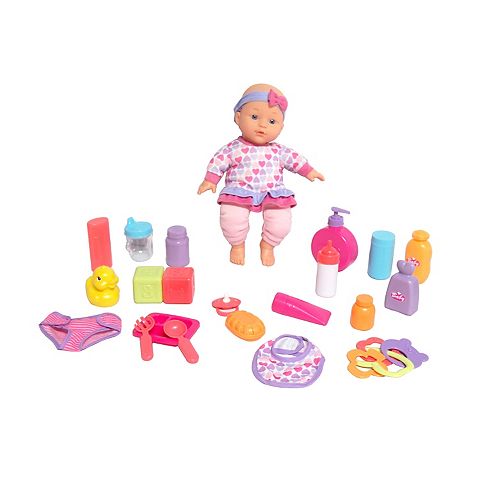 Детские куклы Dream Collection 12" Baby Doll Care Set