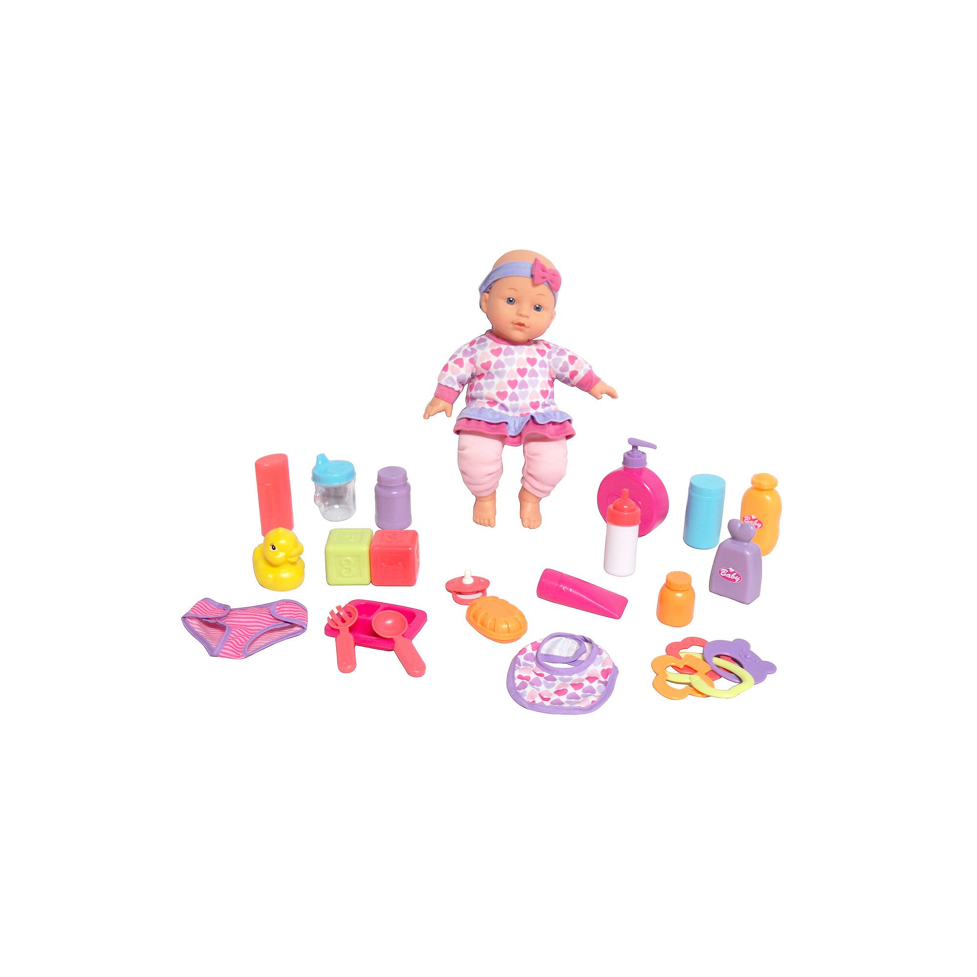 Dream Collection 12 Baby Doll Care Set, Multi