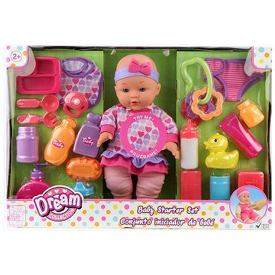 Dream Collection 12" Baby Doll Care Set