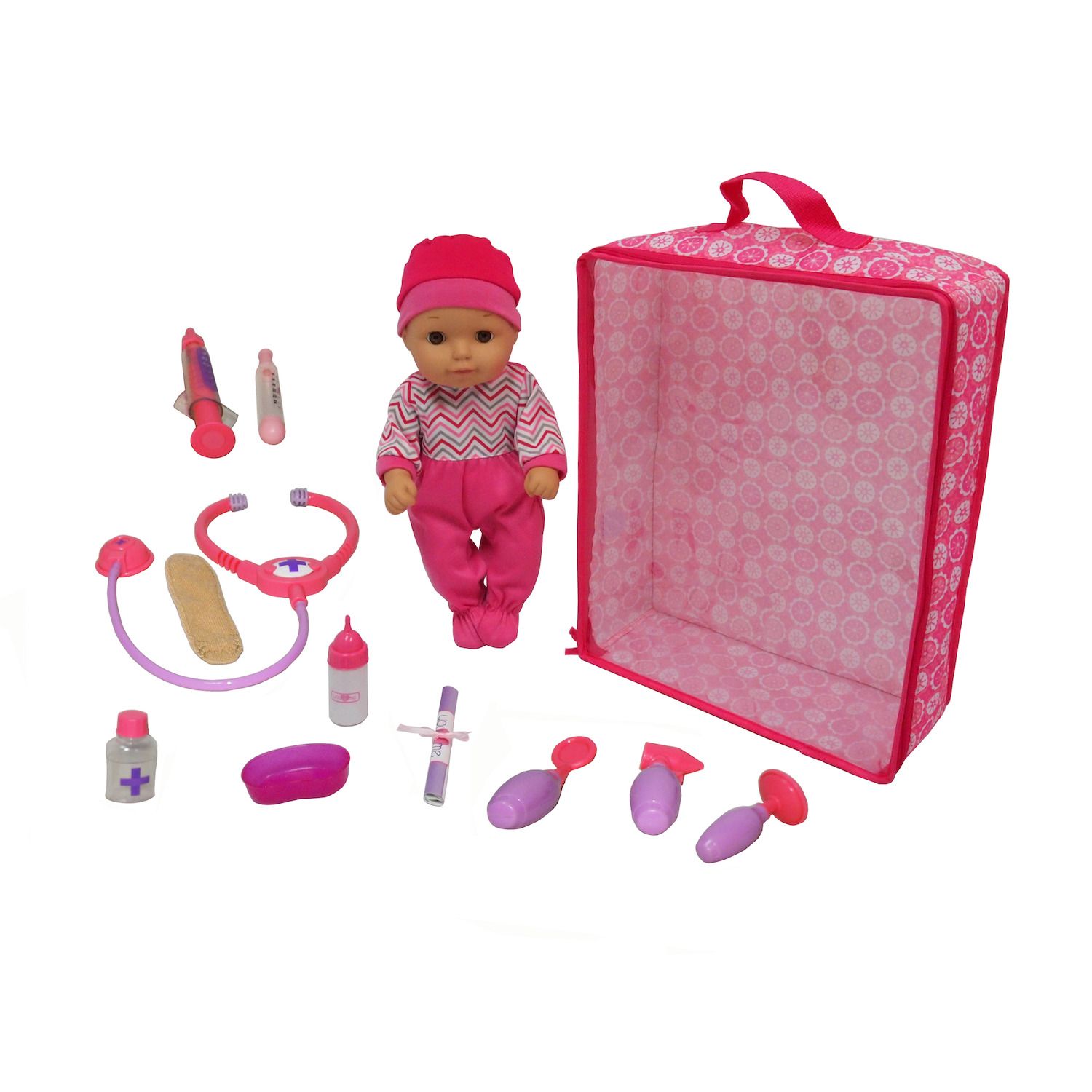 dream collection baby doll with stroller set