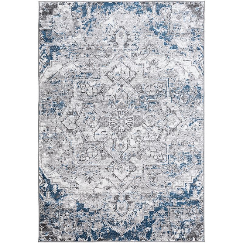 Decor 140 Alamaraz Rug, Blue, 5Ft Sq