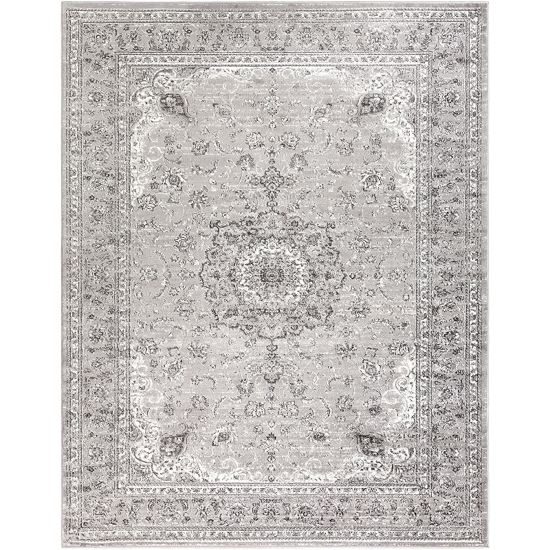 Decor 140 Dulce Border Rug, Grey, 6.5X9 Ft