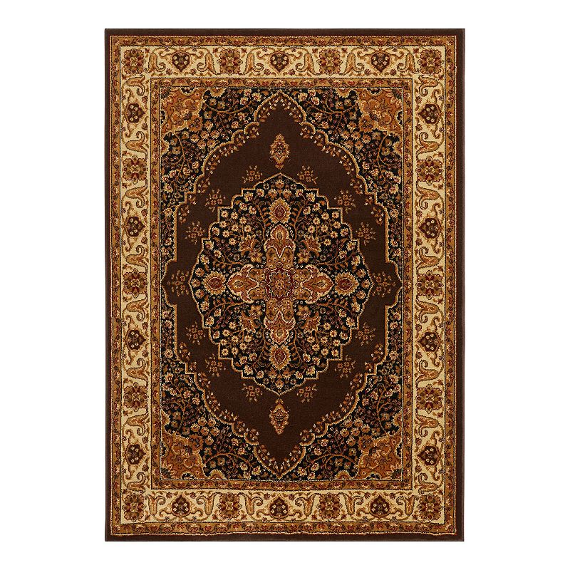 Home Dynamix Royalty Tansy Rug, Brown, 3.5X5 Ft