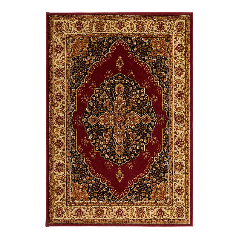 Home Dynamix Royalty Tansy Rug, Red, 3.5X5 Ft