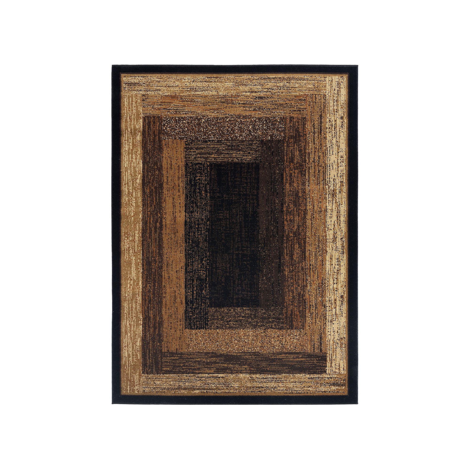 Home Dynamix Royalty Vega Rug, Black Beige