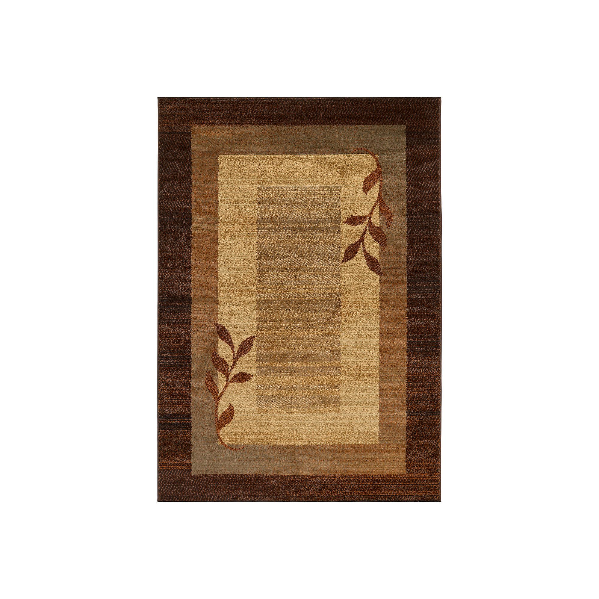 Home Dynamix Royalty Clover Rug, Brown Blue