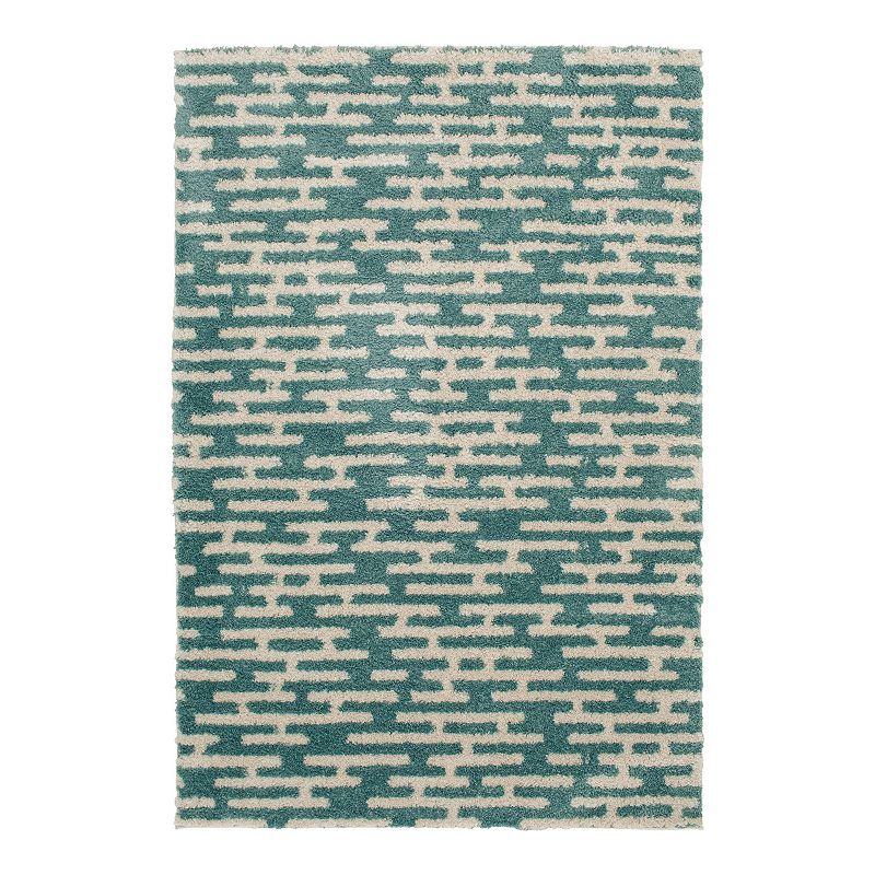 Loomaknoti Marly Area Rug, Blue, 8X10 Ft