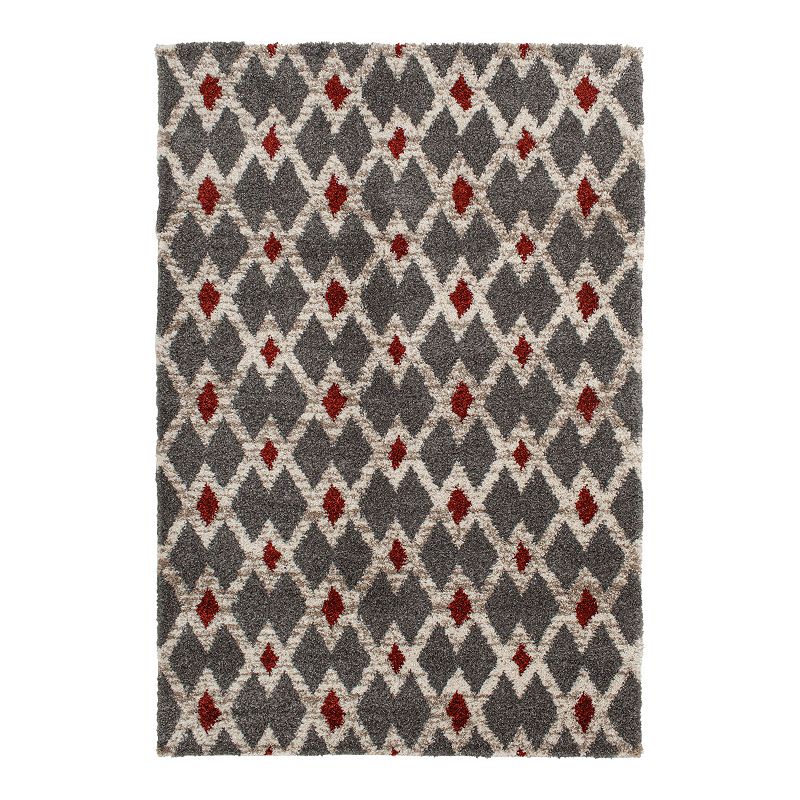 Loomaknoti Xena Area Rug, Grey, 8X10 Ft