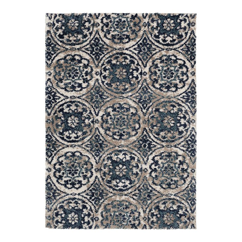 Loomaknoti Quatra Area Rug, Beig/Green, 8X10 Ft